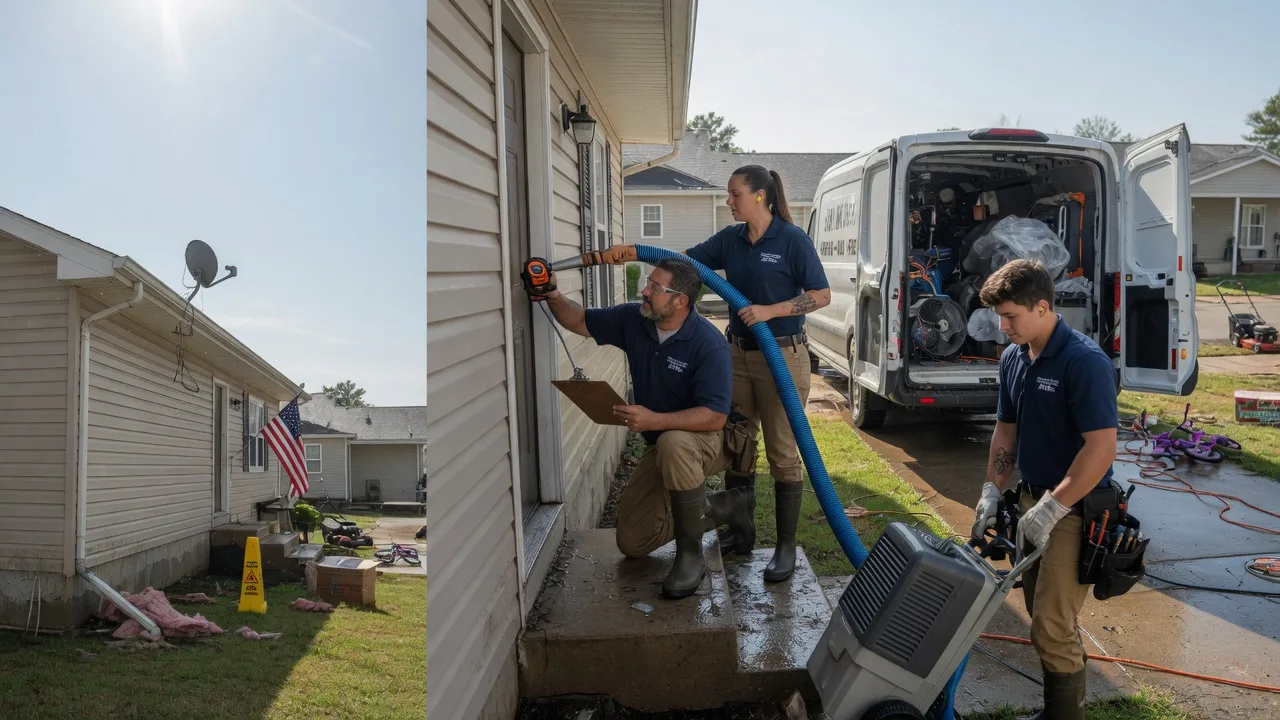 Ceiling Water Damage Restoration in Walker, SD near me